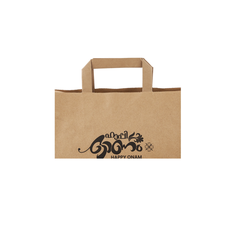 Happy Onam Printed Paper Bag 25 Pieces 32x20x33.5