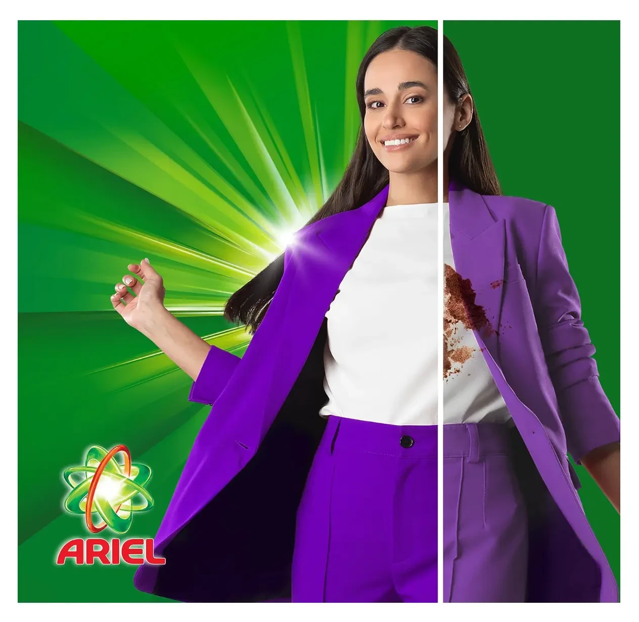 Ariel Automatic Lavender Laundry Detergent Powder, 2.5 kg