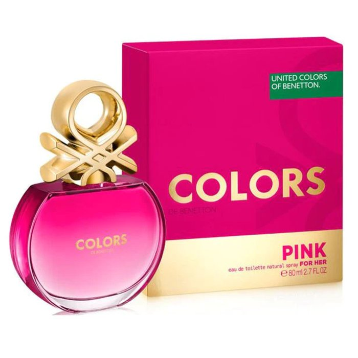 BENETTON COLORS DE BENETTON WOMAN PINK (W) EDT 80ML