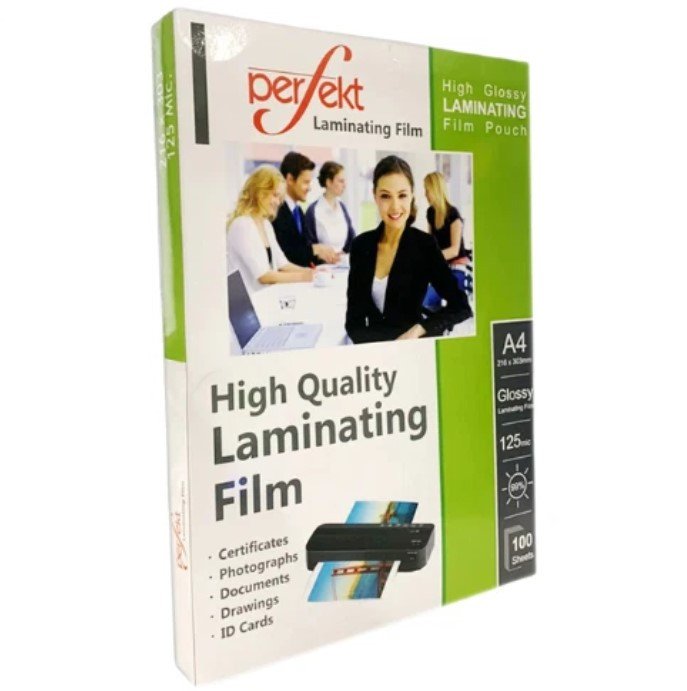 Perfekt Laminating Film 125m A4 -100 pcs