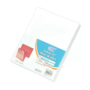 FIS Italian PU Soft Cover Stiched Slim Wallet Polyurethane For Unisex, Two Side open 6 ID Card Pockets, Size 8 x 10.5 cm, Maroon Colour - FSPQSW15