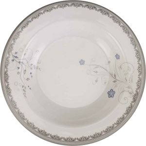 Royalford Melamineware 8" Deep Plate Floral - Melamine - Multicolor