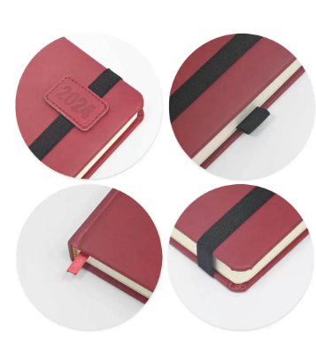 FIS Diary 2024 (English) A5, Maroon - FSDI84E24MR