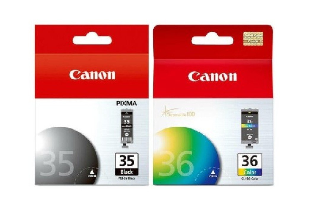 Canon PGI-35 and CLI-36 Ink Cartridge Set for PIXMA Printers