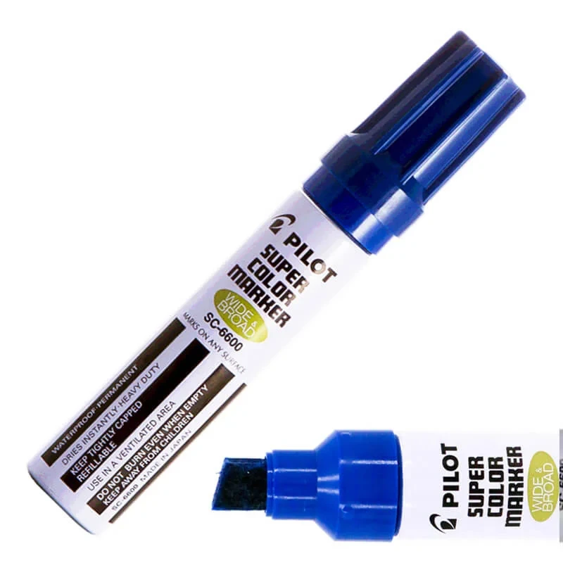 Pilot SC-6600 Super Color Jumbo Permanent Marker - Blue