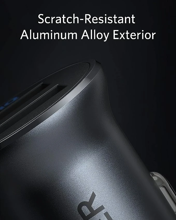 Anker PowerDrive 2 Alloy B2B - UN Black Iteration 2 Car Charger