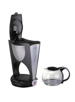 Coffee Machine, 12 Cup Coffee Maker, for Drip Coffee, And Espresso, With Glass Carafe, 1.5 L 150.0 W, DCM80-B5 Black/Silver