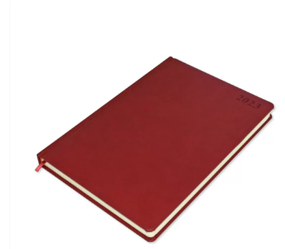 FIS A4 Diary 2023 (English) Maroon - FSDI45E23MR