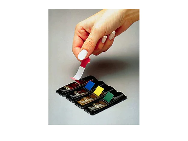 3M Post-It Flags Small Size 4 Standard Colors 683-4 0.47IN X 1.7IN