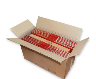 Pack of 50 Pieces Pieces Lever Arch File Folder With Slide-In Plate Red