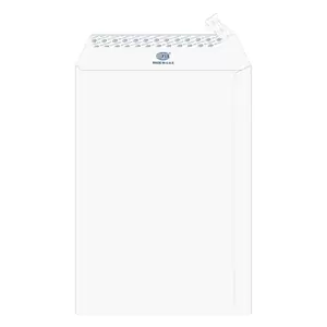FIS Laid Paper Envelopes Peel & Seal, Pack of 50 Pcs. Moon Beam White Color, 10 x 7 Inch, 100 GSM - FSEE1033PBMW50