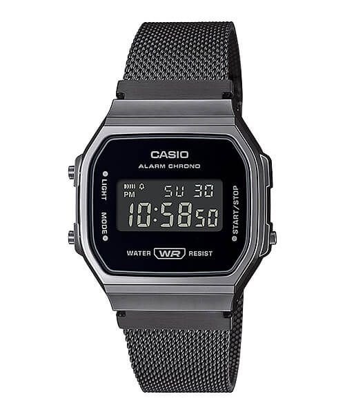 Casio Vintage A168WEMB-1BDF, Digital Unisex Watch, Black