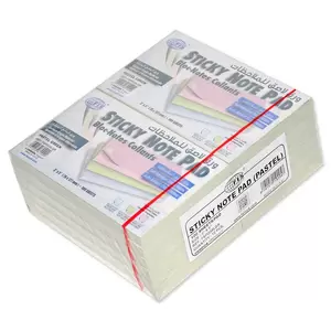 FISSticky Note Pad, 3X5 inches, Pack of 12, Pastel Green 100 Sheets -FSPO35LGR
