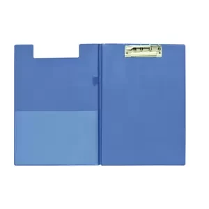 Fis Pvc Clip Boards - Double With Pressure Clip (blue Color), A4 Size
