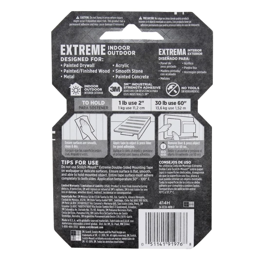 3M Scotch Extreme Double-Sided Mounting Tape