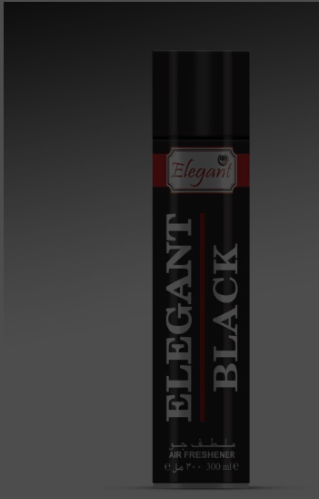 Black Air Freshener Spray