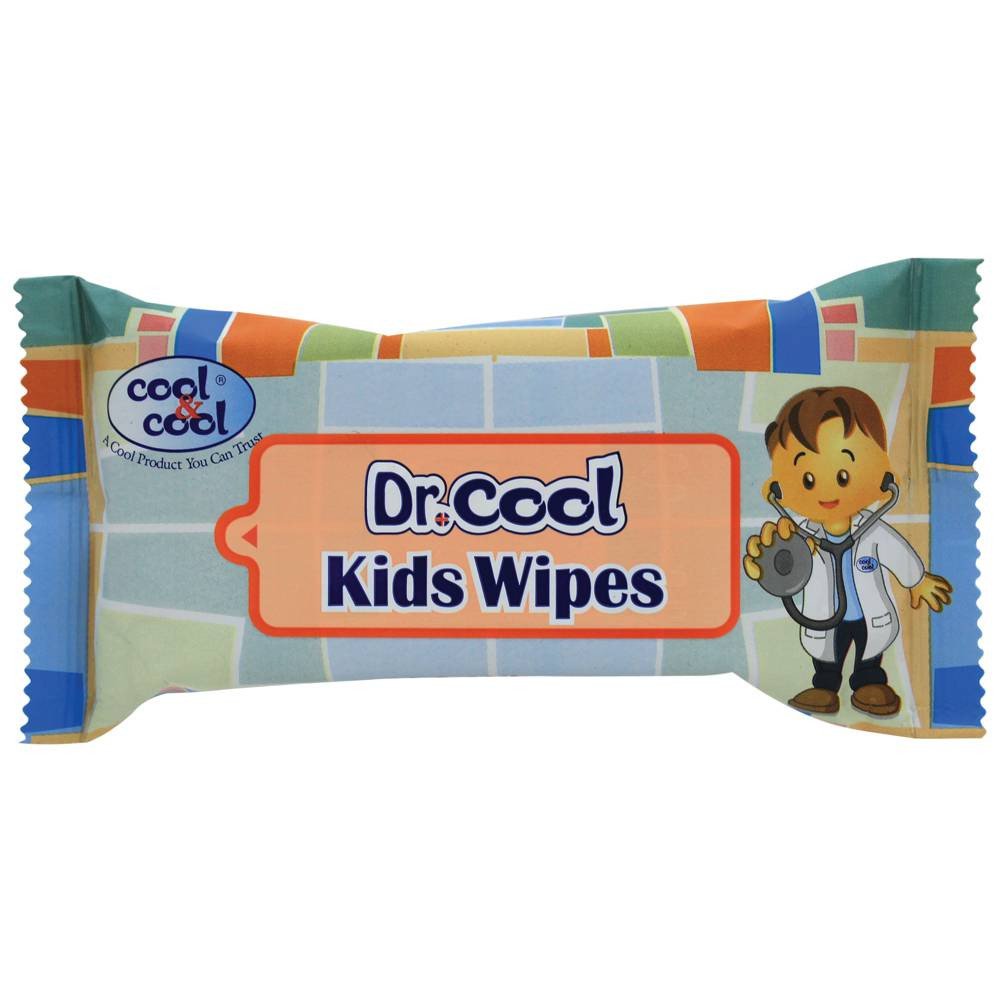 DR.COOL KIDS WIPES 10'S
