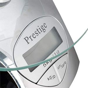 Prestige Digital Scale 5 Kg - Stainless Steel - Silver