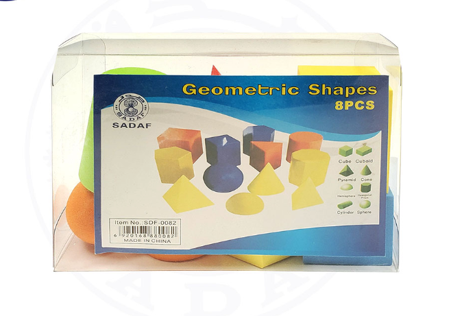 SADAF EVA GEOMETRIC SHAPE 8PCS/SET PVC BOX PD-103