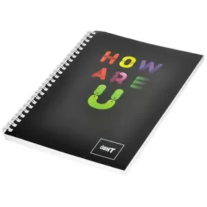 10-Piece Light Spiral Soft Cover Notebook Single Ruled (80 Sheet) A5 Size - LINBA51519S