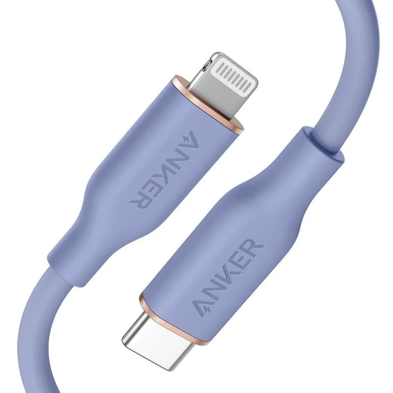 Anker Power Line III Flow USB-C Lightning Connector 3ft Purple