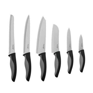 Prestige 6 piece Knife Set PR46820 - Stainless Steel - Grey