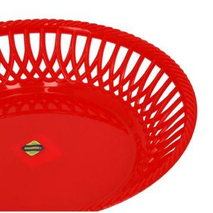 Royalford Fruit Tray - Plastic - Red