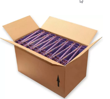 Pack of 48 Printed A4 Presentation Ring Binder Purple/Orange/Green