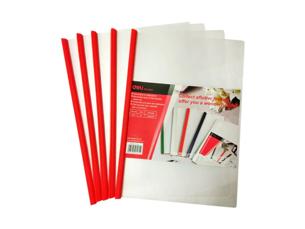 Deli Transparent Slide Bar Set 5/pack - 5531