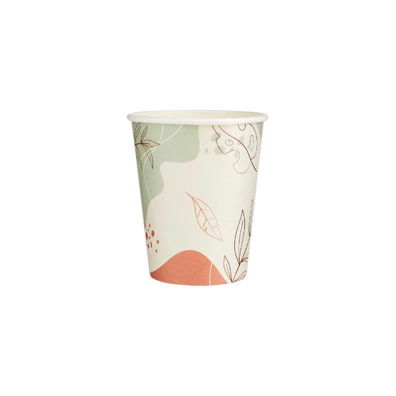 Minimal Design Paper Cups 8oz