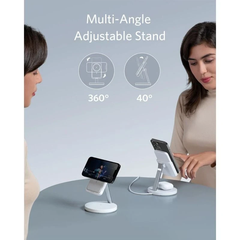 Anker 633 Magnetic Wireless Charger MagGo White