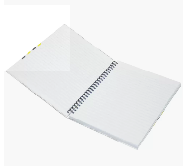 Light A4 Spiral Hard Cover Single Line Notebook (Pack of 5 Pcs X 100 Sheets) - LINBSA41801