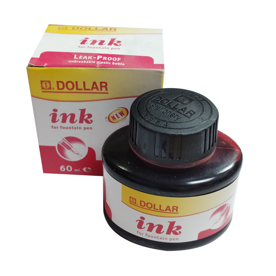 Dollar Fountain Pen Ink Red 60 ml