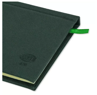 Fis 2024 Slim Diary,Italian Pu English, Hard Cover, Green -FSDI57E24GR