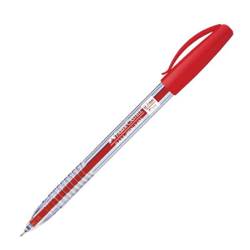 Faber Castell 1423 Ballpen Red 0.7mm 50pcs/box