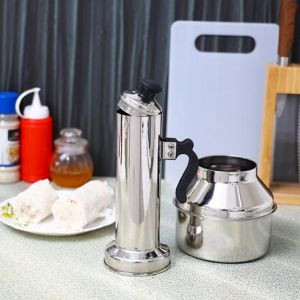 Royalford Whistling Puttu Maker - Stainless Steel - Silver