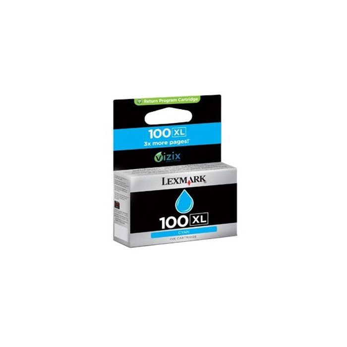 LEXMARK 100XL CYAN INK CARTRIDGE