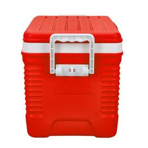 Royalford Insulated Ice Cooler Box 32Ltr - Plastic - Red - 32 LITER