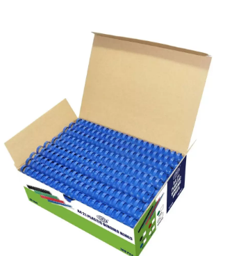 FIS 19 mm Plastic Binding Rings 160 Sheets - FSBD19BL