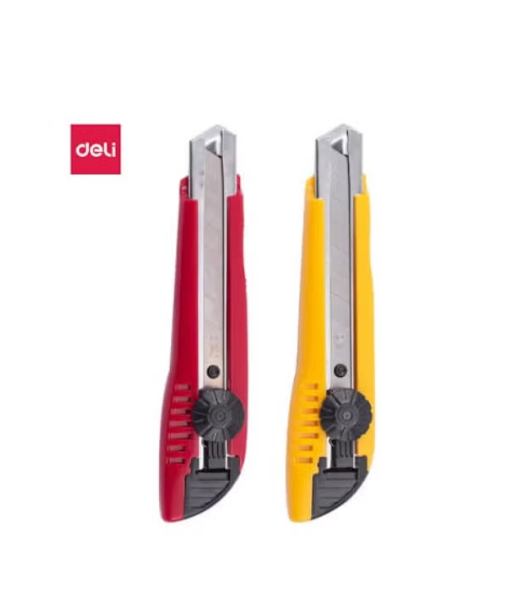 Deli 2044 Utility Knife, 0.5mm, Blade SK5-18mmx100mm