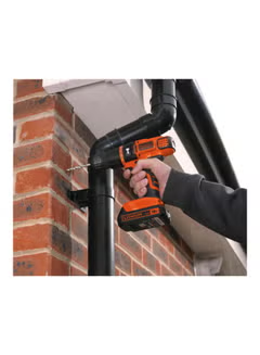 Cordless Hammer Drill, With 11 Torque Settings, 18V (Battery Not Included) BDCH188N-XJ, Orange/Black