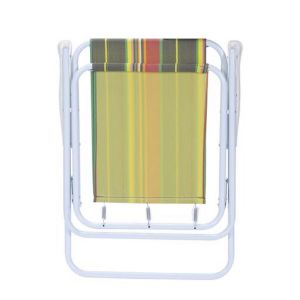 Royalford Beach Foldable Camping Chair - Alloy Steel - Multicolour - RF10348