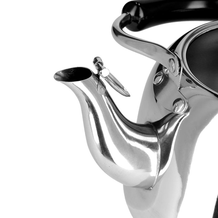 Royalford RF9843 5L Stainless Steel Whistling Kettle - Portable Whistling Tea Kettle With Heat Resistant Handle | Ergonomic Pouring Spout | Compatible With Gas, Electric, Hot Plate, Halogen, & Ceramic