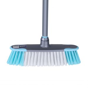 Royalford long Floor Broom With Strong Iron Handle - Plastic - Grey - RF2370-FB