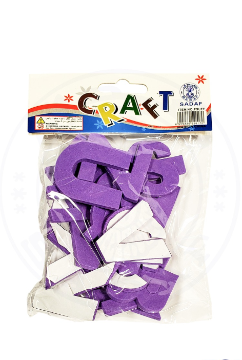 SADAF ART & CRAFT FOAM STICKER LETTER FSLET PD-31