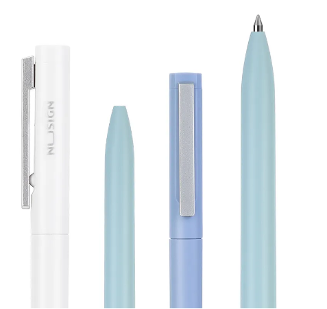 Deli Side-press Gel Pen 0.5mm Bullet Nib Business Signing Pen Creative Carbon Pen Writing Smooth NS560