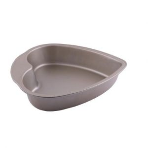 Royalford Heart Shape Cake Baking Tin - Aluminium - Gold