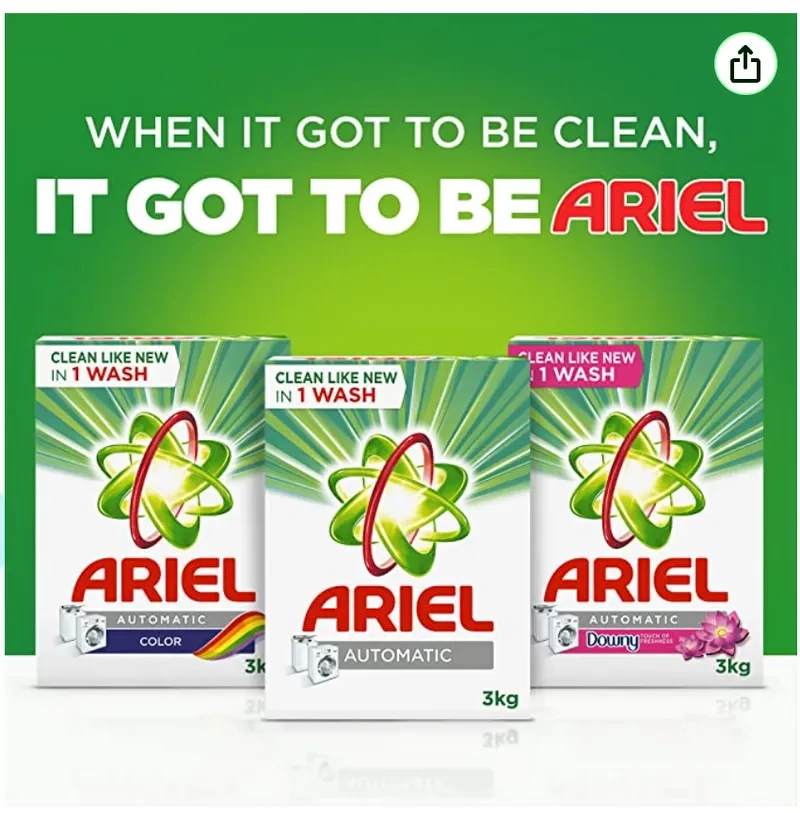 Ariel Automatic Washing Powder Green 2.5 kg