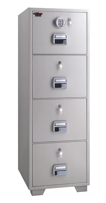 Eagle Safes FR Filing Cabinet (SF680-4EKK) - 4 Drawers -D/L + Multiple K/L