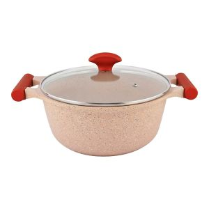 Prestige Essentials 12 pc Cookware set Granite Non Stick - Aluminum - Pink